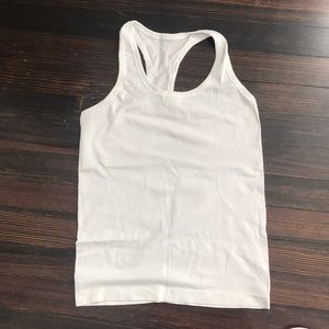 White lululemon tank size 6